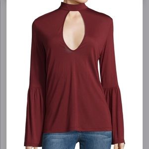 Haute Hippie Bell Sleeve Top